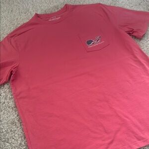 Vineyard Vines Pink Short Sleeve Tee